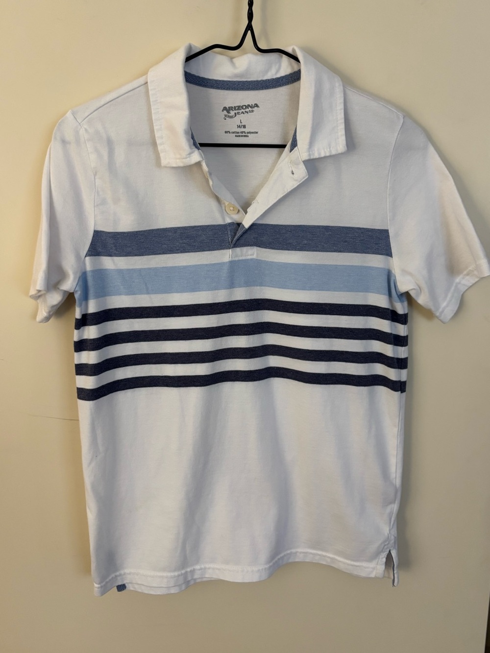Boy’s Striped Polo Shirt